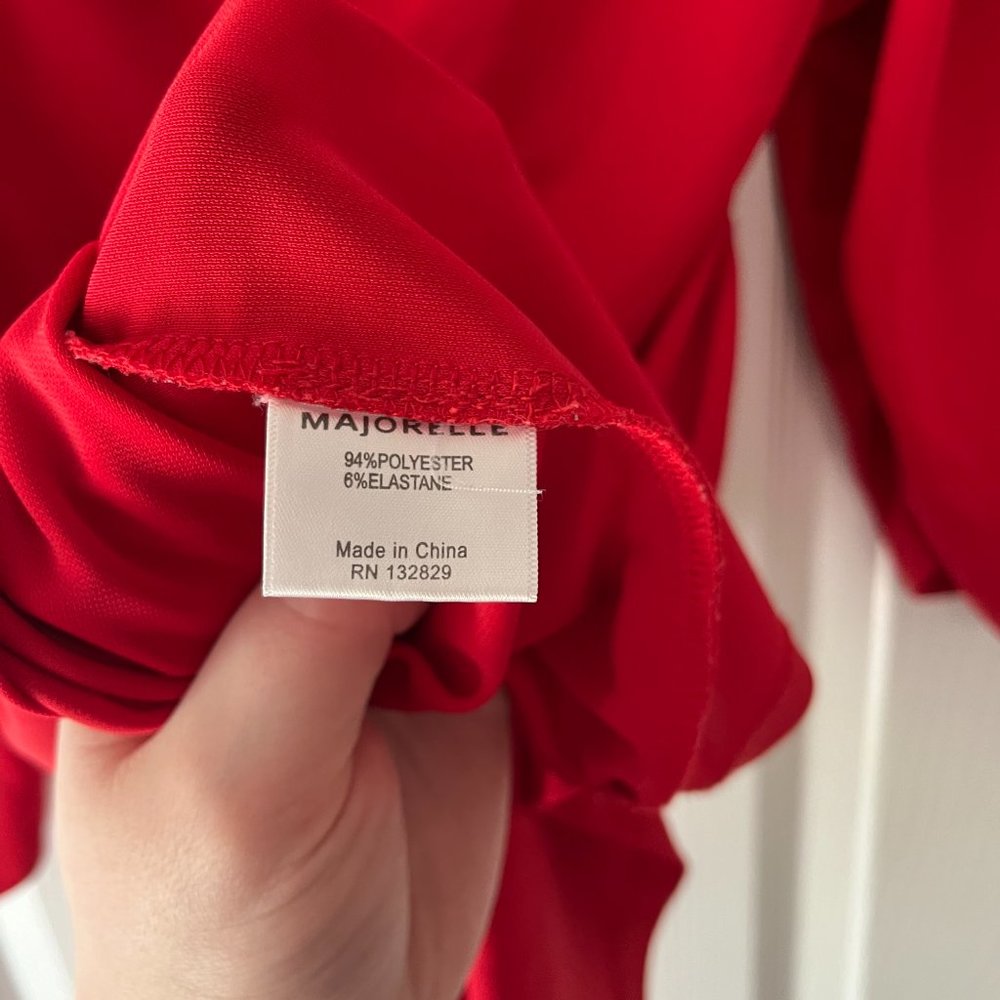 Revolve Majorelle Cypress Dress, Red, Women's Size XL - Picture 10 of 15